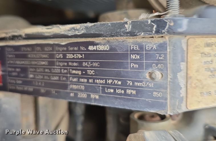 image for item DW3182 2005 Case SV208 single drum vibratory roller