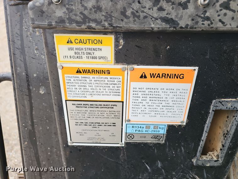 image for item DW3187 2001 Caterpillar 963C track loader