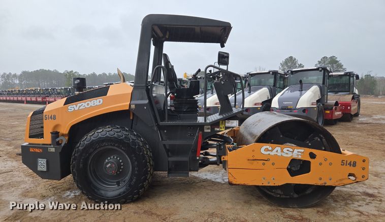 image for item EC3462 2019 Case SV208D single drum vibratory roller