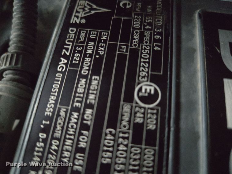 image for item EC3462 2019 Case SV208D single drum vibratory roller