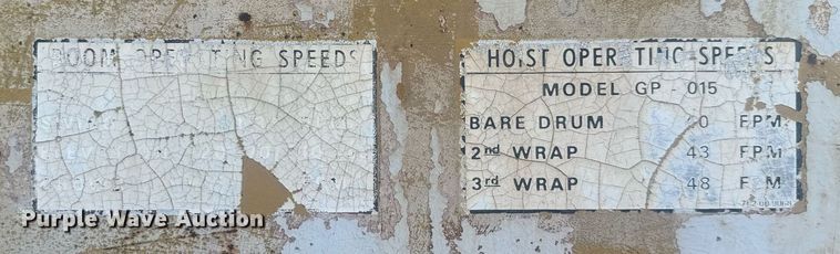 image for item EC3469 1987 Ford F700 crane truck