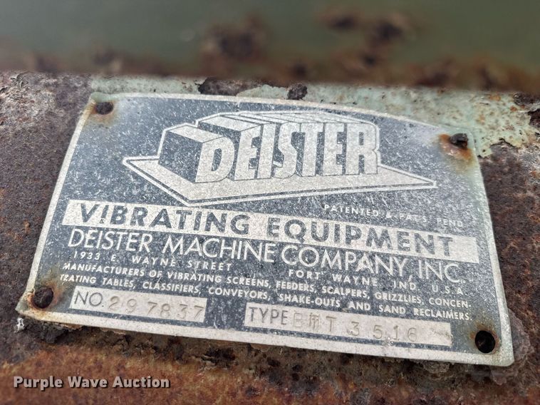 image for item EC3480 Deister screening plant