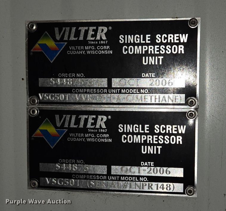 image for item EC3989 2006 Profile Compression Whisper 95LP air compressor