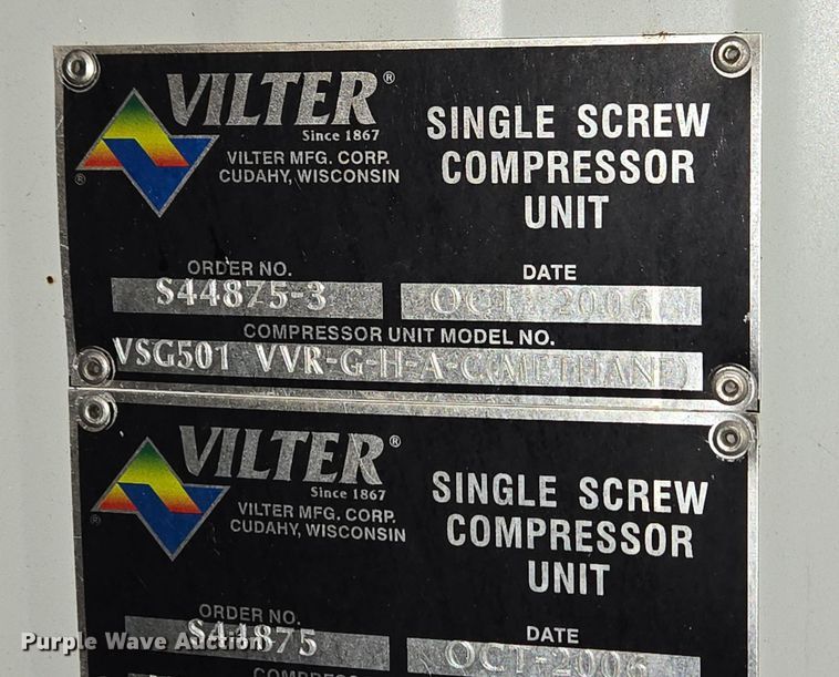 image for item EC3989 2006 Profile Compression Whisper 95LP air compressor