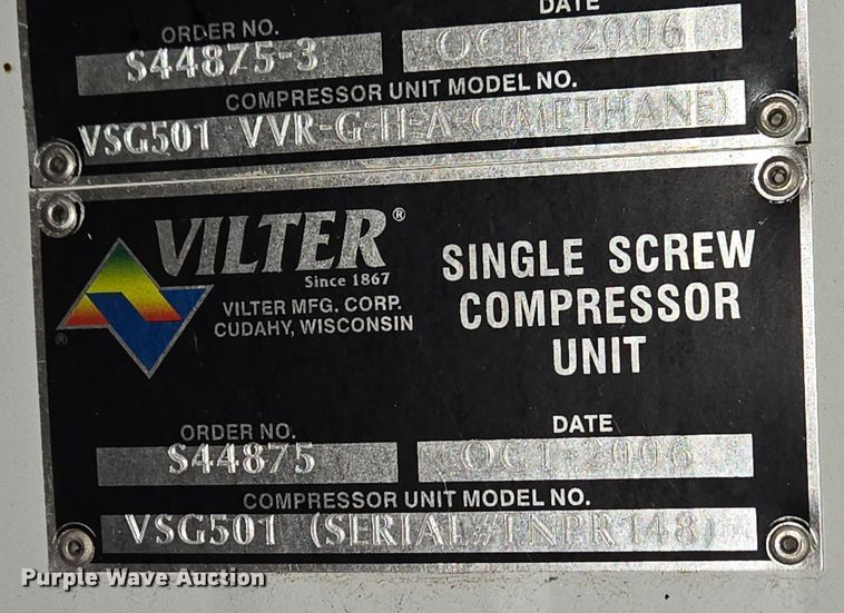 image for item EC3989 2006 Profile Compression Whisper 95LP air compressor