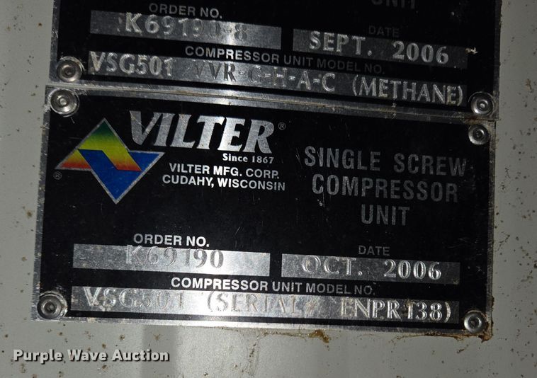 image for item EC3991 2006 Profile Compression Whisper 95LP air compressor