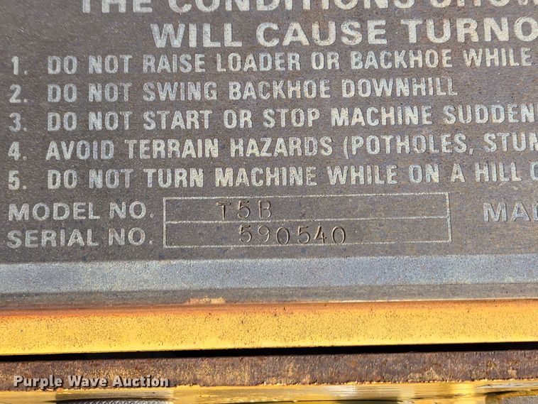 image for item EC3997 1990 Terramite T5B backhoe