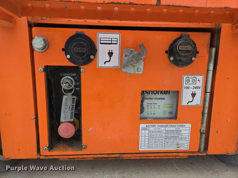 image for item ED2485 2019 Snorkel S3219E scissor lift