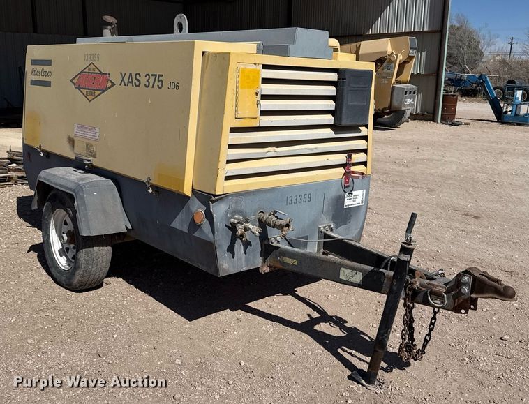 image for item ED5513 Atlas Copco XAS 375 JD6 air compressor