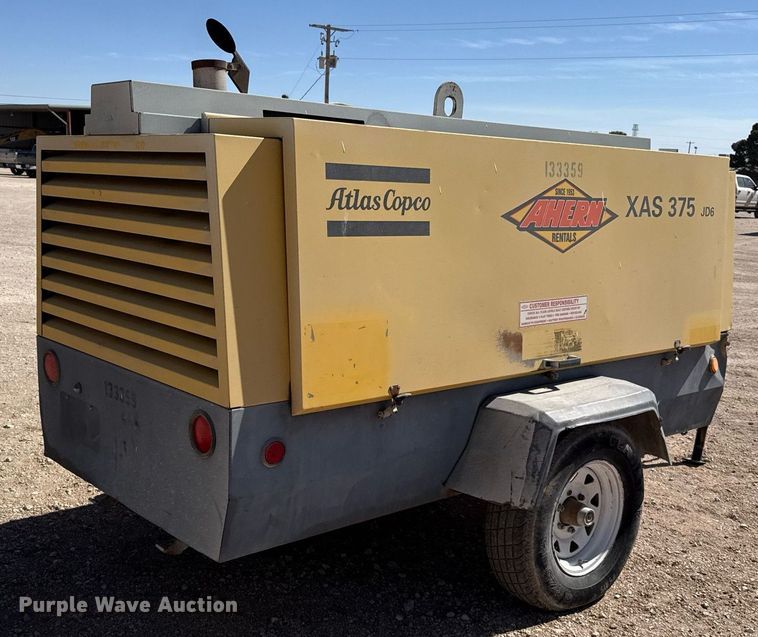 image for item ED5513 Atlas Copco XAS 375 JD6 air compressor