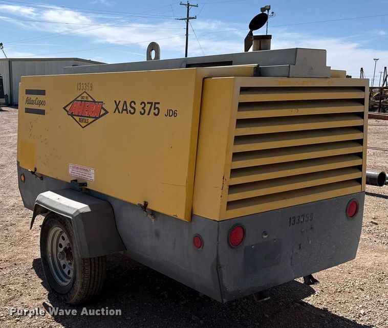 image for item ED5513 Atlas Copco XAS 375 JD6 air compressor