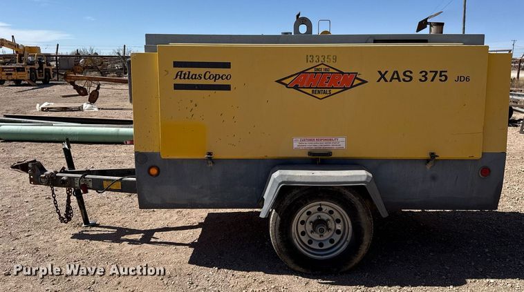 image for item ED5513 Atlas Copco XAS 375 JD6 air compressor