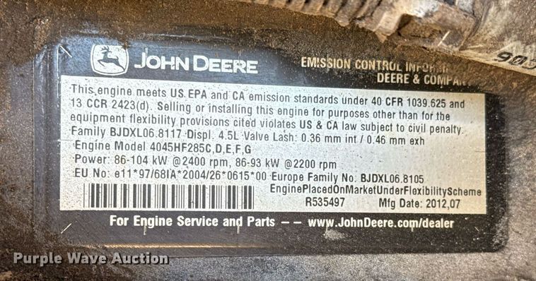 image for item ED5513 Atlas Copco XAS 375 JD6 air compressor