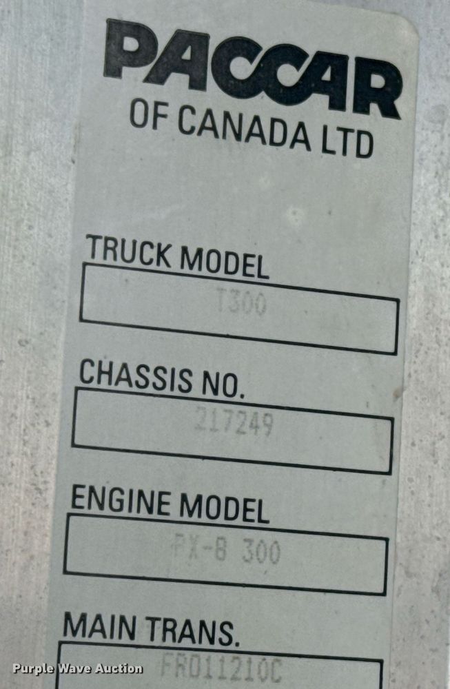 image for item ED5516 2008 Kenworth T370 pressure washer truck