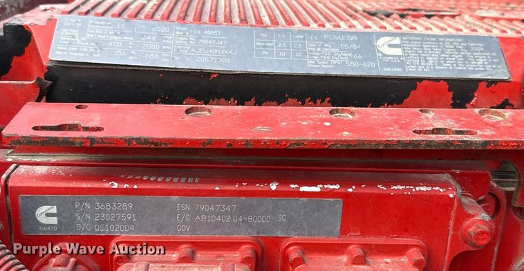 image for item ED5521 2005 Volvo VN dump truck