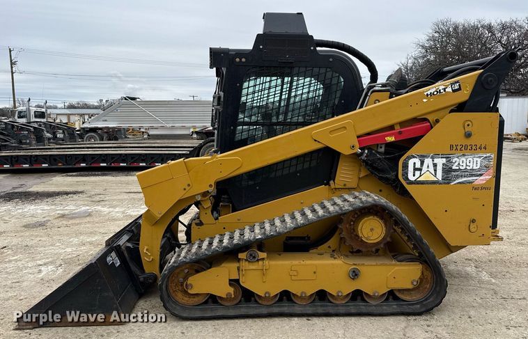 image for item ED5525 2018 Caterpillar 299D2 XHP tracked skid steer loader
