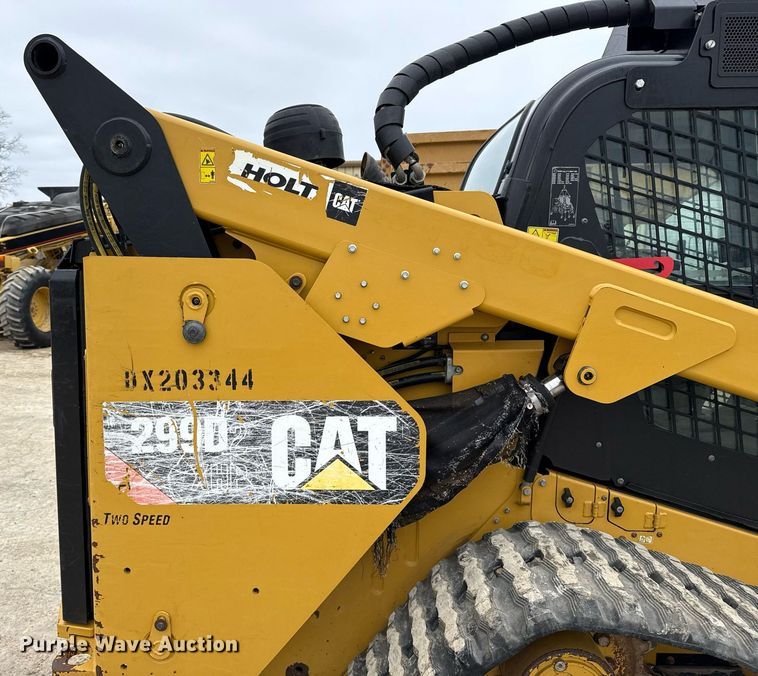 image for item ED5525 2018 Caterpillar 299D2 XHP tracked skid steer loader