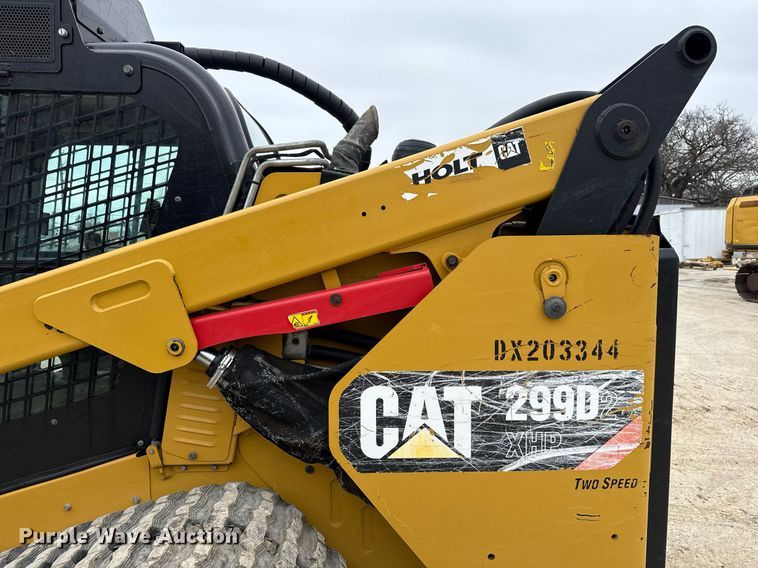 image for item ED5525 2018 Caterpillar 299D2 XHP tracked skid steer loader