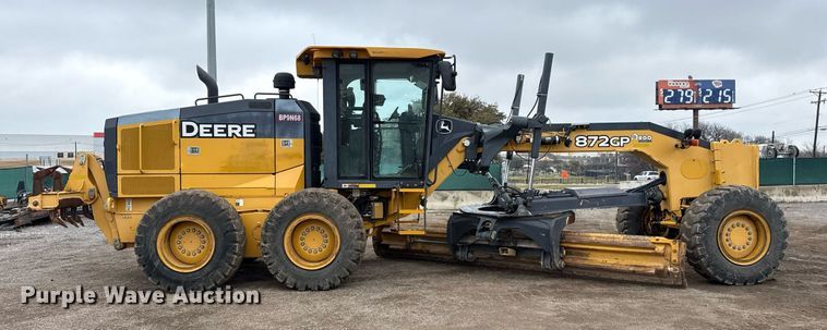 image for item ED5530 2015 John Deere 872GP motor grader