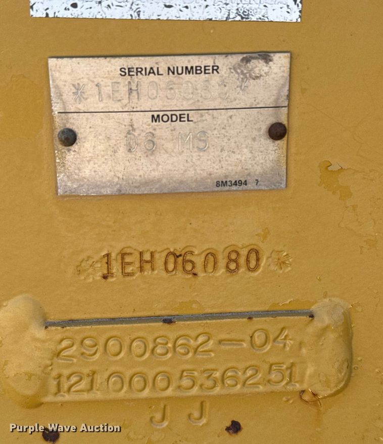 image for item ED5533 2012 Caterpillar D6T XL dozer