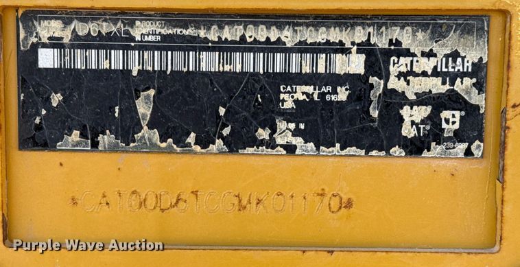 image for item ED5535 2013 Caterpillar D6T XL dozer