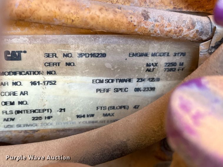 image for item ED5536 2006 Caterpillar 163H VHP motor grader