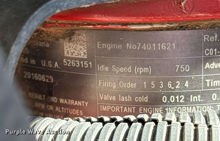 image for item ED5545 2016 Freightliner Business Class M2 digger derrick truck