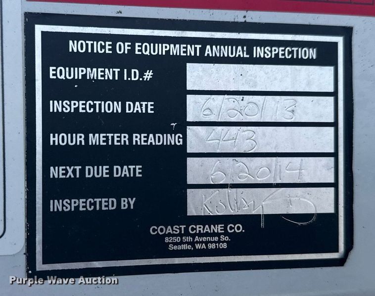 image for item EG2563 2011 Ford F650 Super Duty SuperCab utility / service truck