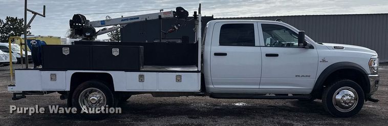 image for item EG2564 2019 Dodge Ram 5500HD Crew Cab utility / service truck