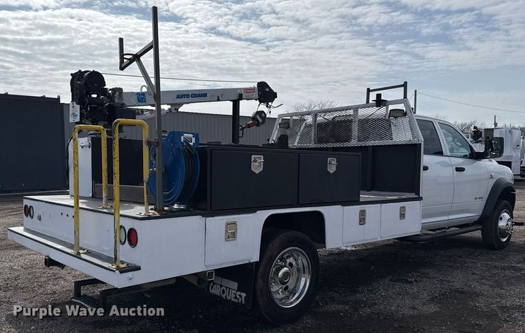 image for item EG2564 2019 Dodge Ram 5500HD Crew Cab utility / service truck