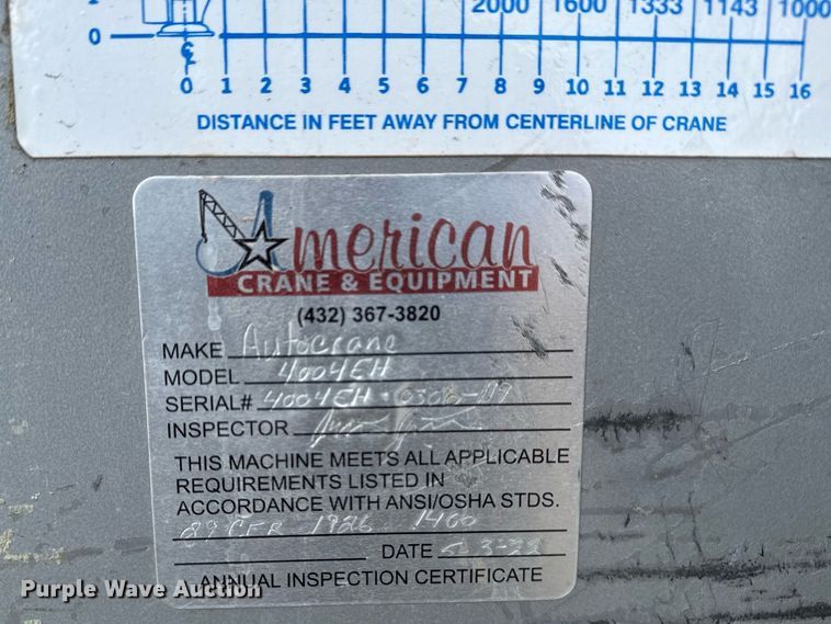 image for item EG2564 2019 Dodge Ram 5500HD Crew Cab utility / service truck