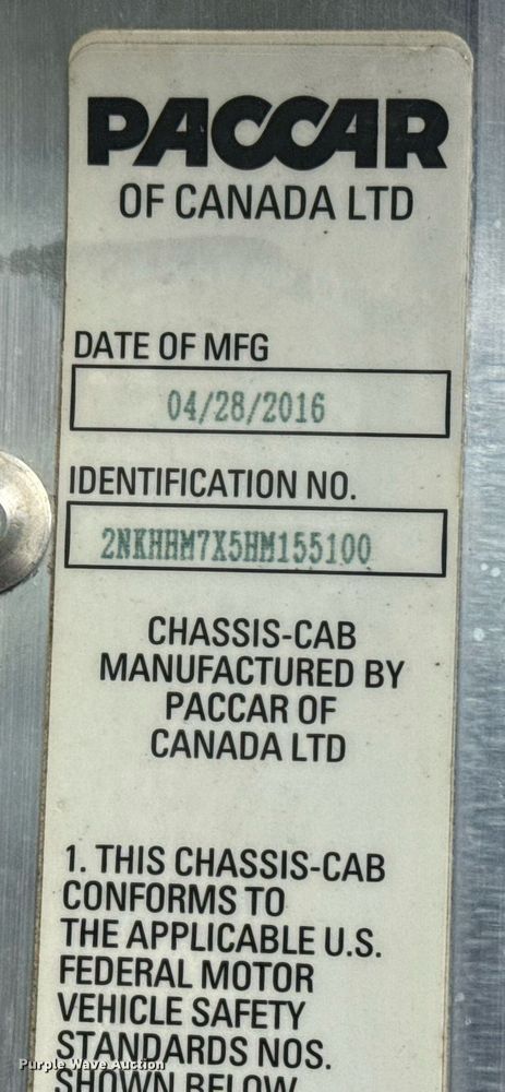 image for item EG2565 2017 Kenworth T370 sewer jetter truck