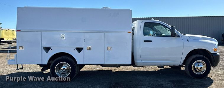image for item EG2580 2012 Dodge Ram 3500 utility bed pickup truck