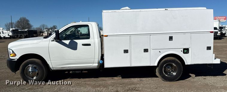 image for item EG2580 2012 Dodge Ram 3500 utility bed pickup truck