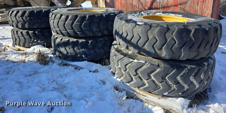 image for item EH8631 (6) 14.00R24TG tires and wheels