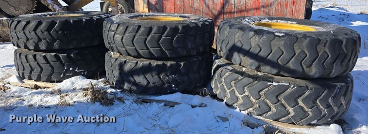 image for item EH8631 (6) 14.00R24TG tires and wheels