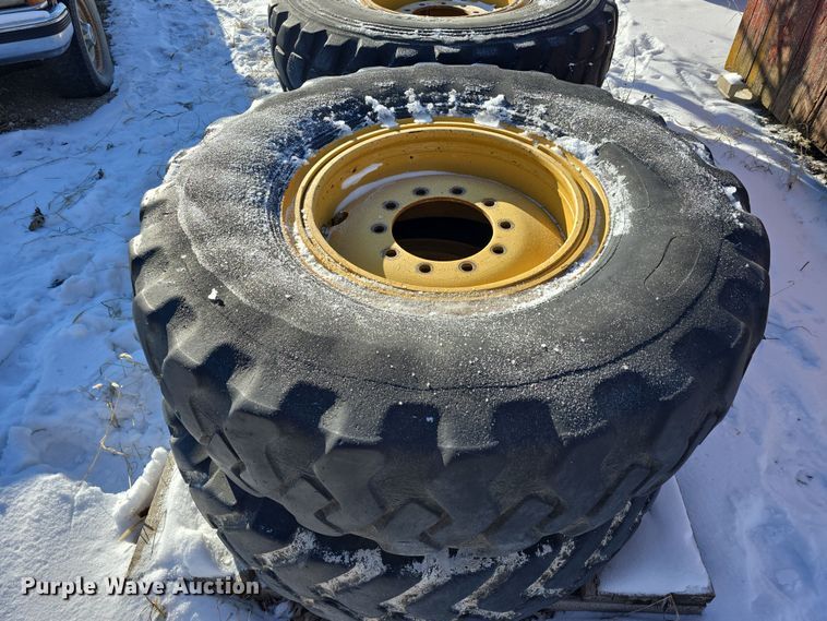 image for item EH8631 (6) 14.00R24TG tires and wheels