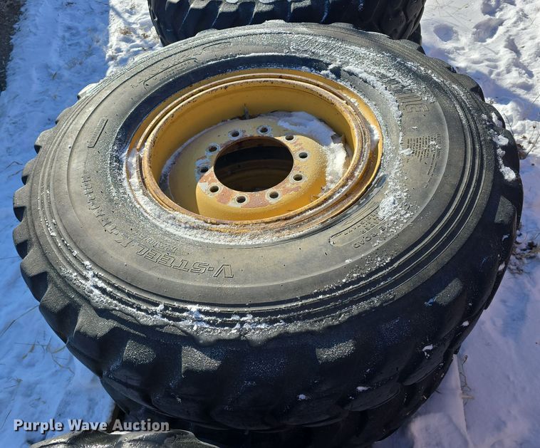 image for item EH8631 (6) 14.00R24TG tires and wheels