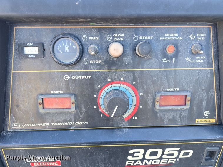 image for item EH8665 Lincoln Electric 305D Ranger welder/generator