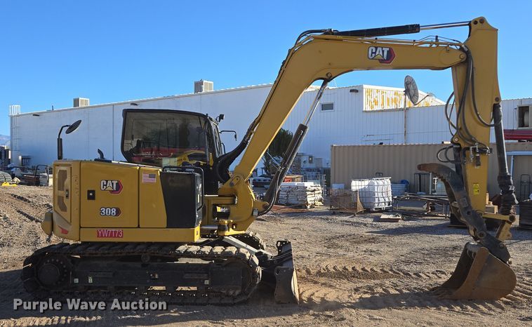 image for item EI4158 2020 Caterpillar 308 mini excavator