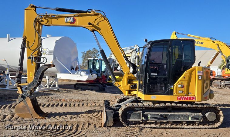 image for item EI4158 2020 Caterpillar 308 mini excavator