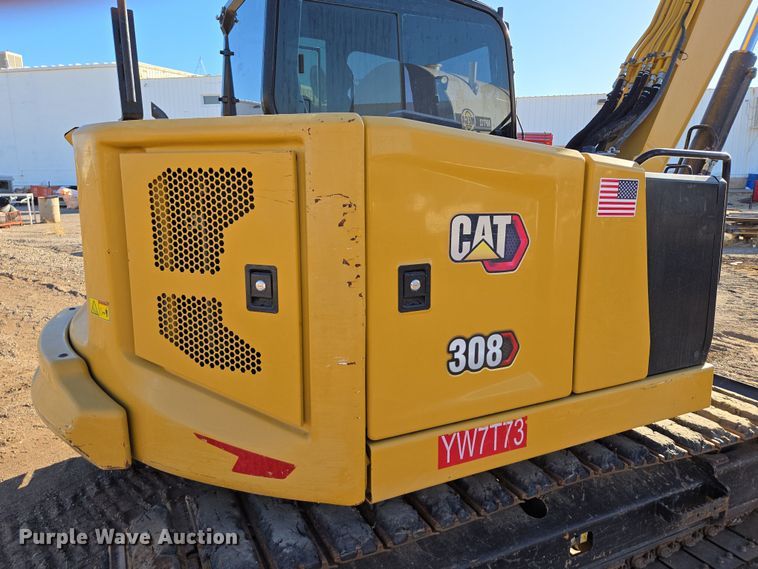 image for item EI4158 2020 Caterpillar 308 mini excavator