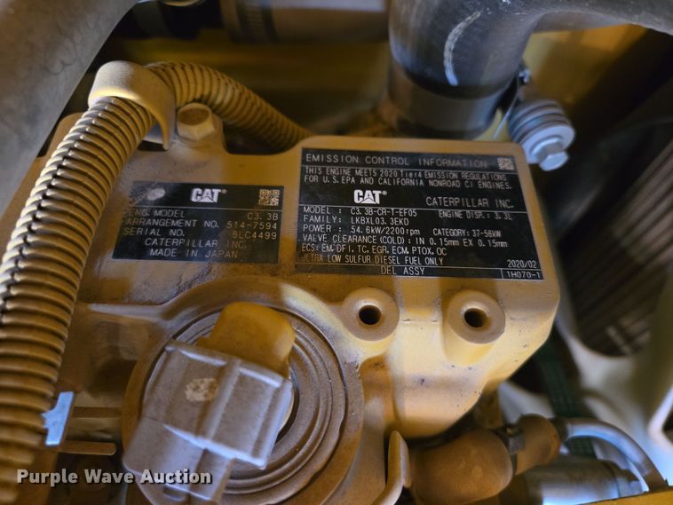 image for item EI4158 2020 Caterpillar 308 mini excavator