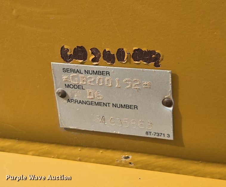 image for item EI4160 2020 Caterpillar D6 dozer