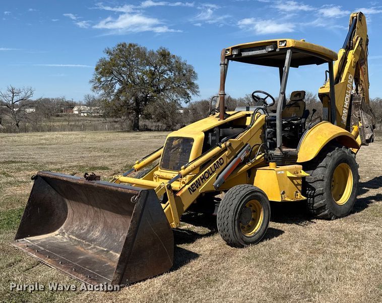 image for item EJ3484 2003 New Holland LB75 backhoe