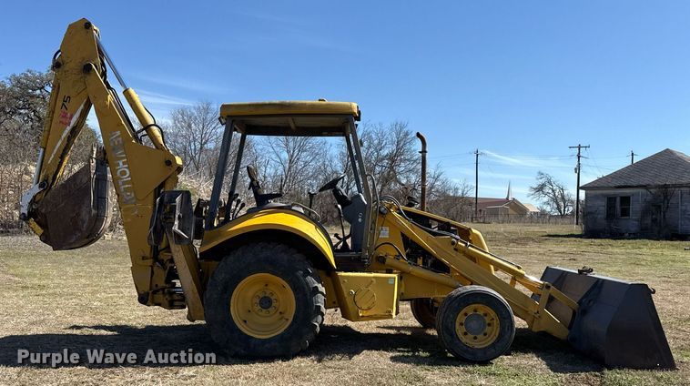 image for item EJ3484 2003 New Holland LB75 backhoe