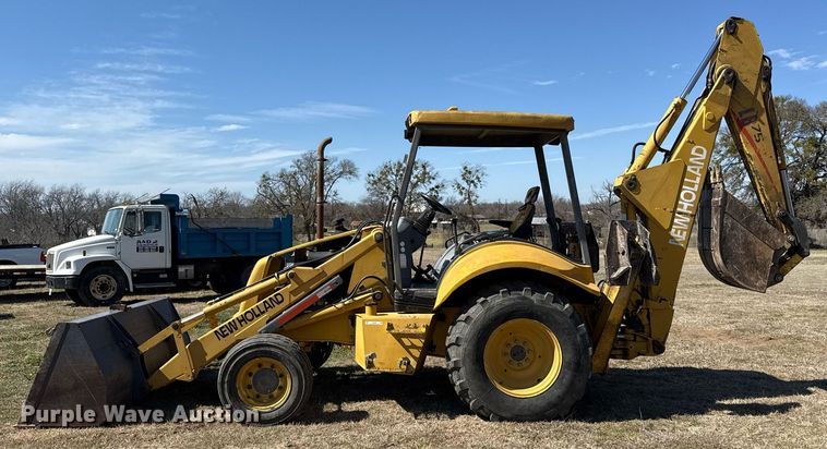 image for item EJ3484 2003 New Holland LB75 backhoe