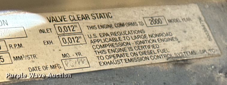 image for item EJ3484 2003 New Holland LB75 backhoe