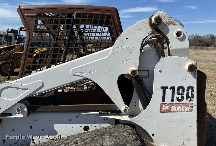 image for item EJ3485 2010 Bobcat T190 tracked skid steer loader
