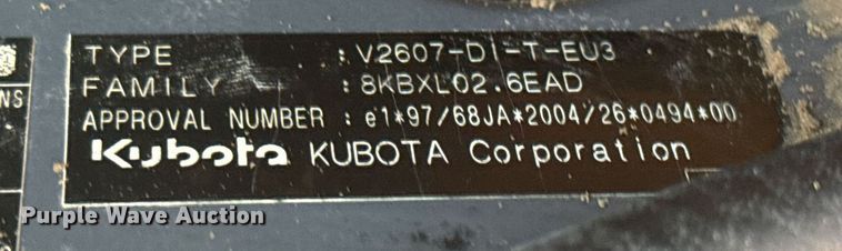 image for item EJ3485 2010 Bobcat T190 tracked skid steer loader